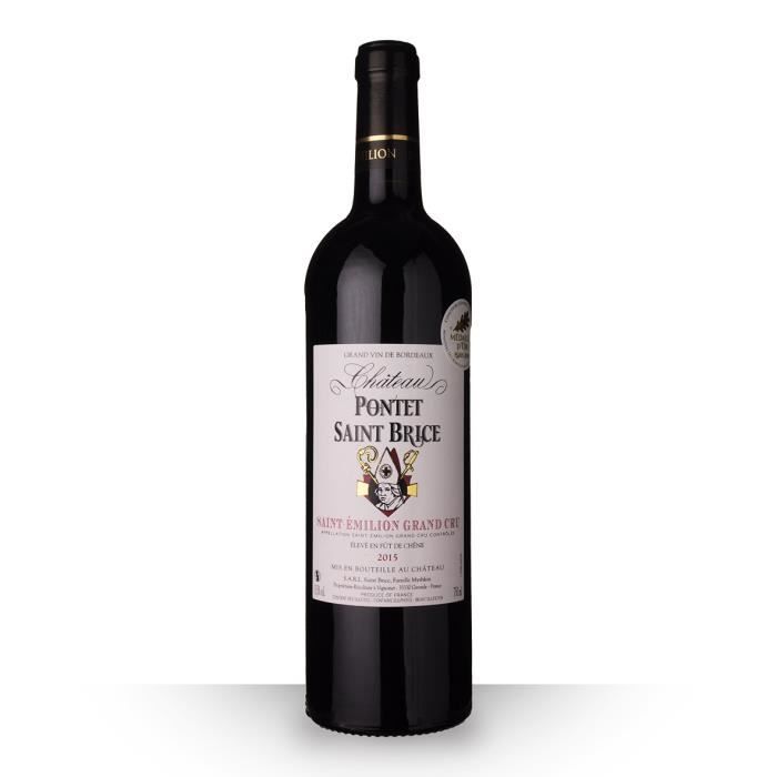 Château Pontet Saint-Brice 2015 AOC Saint-Emilion Grand Cru - 75cl - Vin Rouge