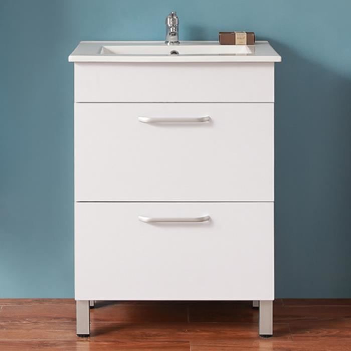 Salle Bains 60 Cm Blanc