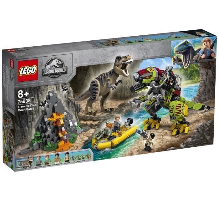 LEGO® Jurassic World™ 75938 La bataille du T. rex contre le Dino-Mech - Jeu de construction