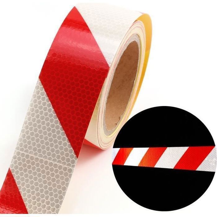 Details about   Haute Intensité Ruban Adhésif Décor Bande Réfléchissante Vinyl 5cm*3m Rouge 