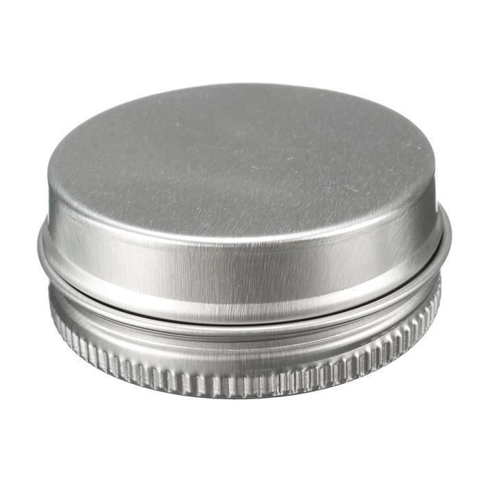 10pcs Cosmétique Bouteille Pot Boîte Vide Crème Maquillage Aluminium 15ML Bo08356