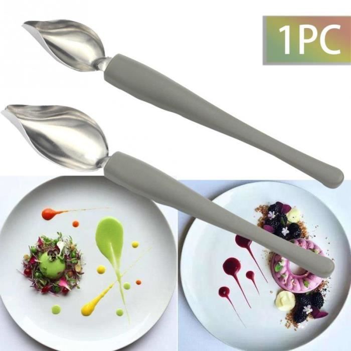 Creative déco cuillère décorer Sushi nourriture dessiner outil Design Sauce habillage plaque Dessert ustensiles de cuiss~T197
