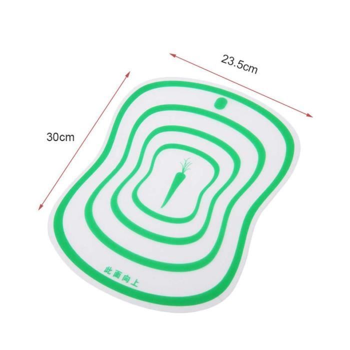 4 Pcs-Lot Flexible cuisine en plastique bloc à découper planche à découper planche à pain BU23762