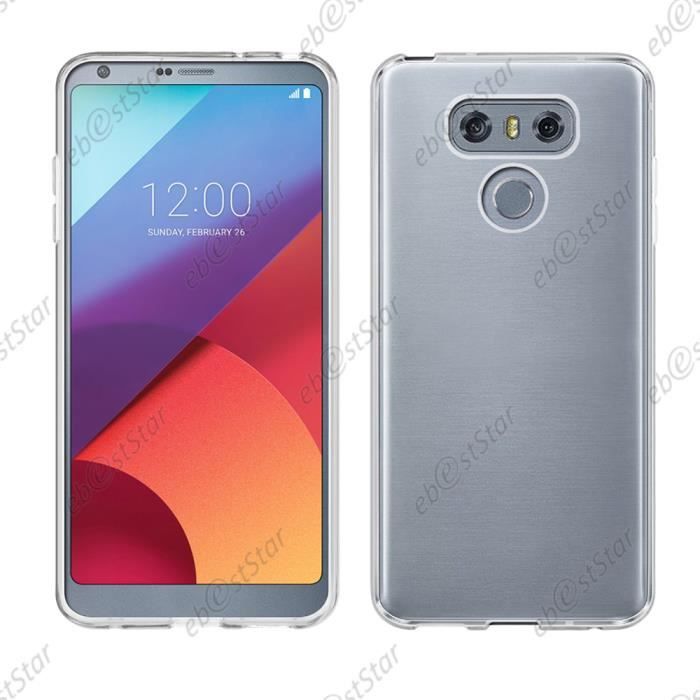 ebestStar ® pour LG G6 H870, G6 Dual - Coque ULTRA FINE INVISIBLE + Film Protection Verre Trempé, Couleur Transparent
