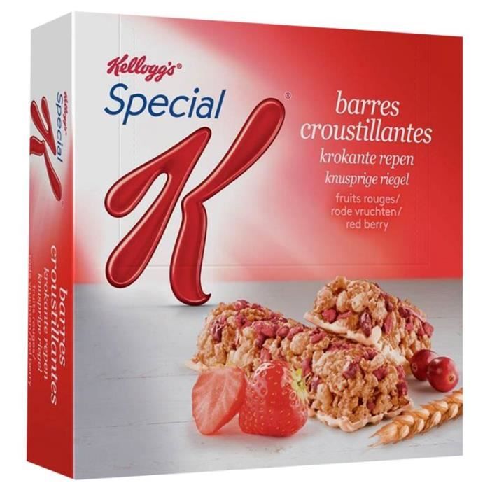 Special K Barre Céréales Fruits Rouges 129g (lot de 3)