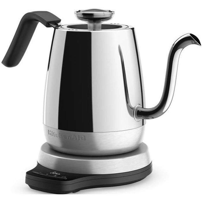 KitchenAid Bouilloire Température Réglable Inox 1000W 1L 5KEK1032ESS