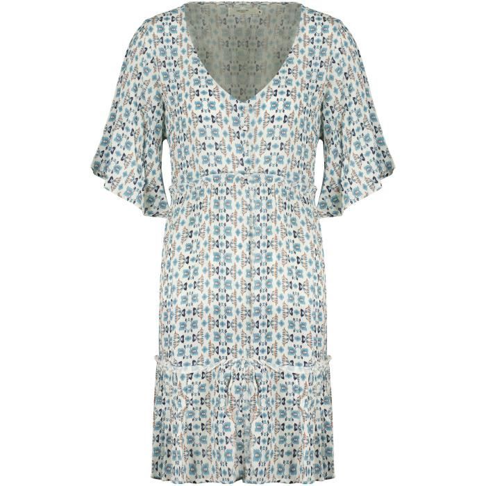 DEELUXE Robe ample imprimée HORTENSE Blue