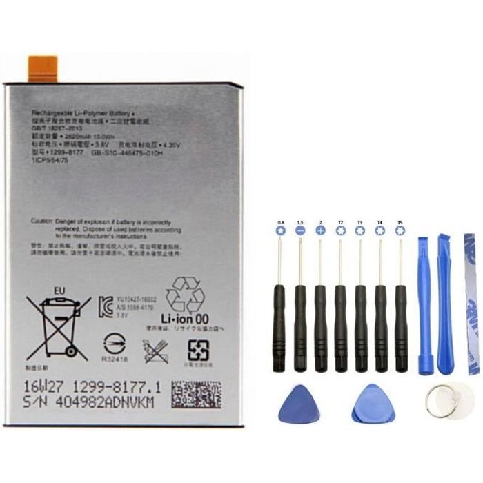 Batterie L1-1-CP5-54-75 pour Sony Xperia L1 + Kit outils 13 pièces