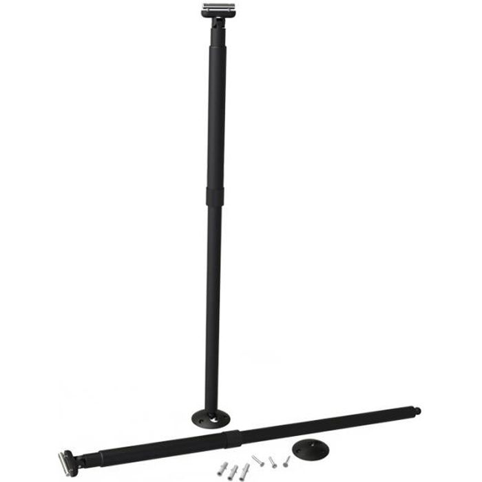 Poteaux télescopiques pour store banne - Anthracite