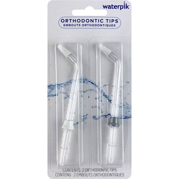 Waterpik Recharge 2 Embouts orthodontiques pour WP 100 et WP 450
