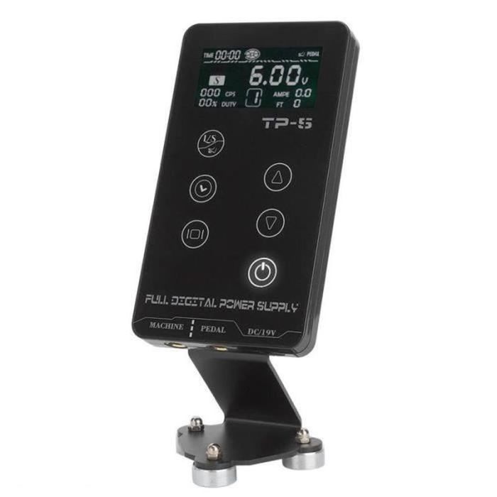 Alimentation électrique Pour Tatouage AVA Model 4 - Écran Tactile - Noir - Neuf