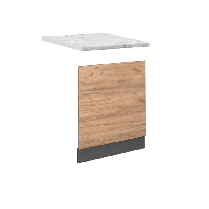 Façade Fame-Line 60cm PT Marbre Chêne de force doré/Anthracite Vicco 46883