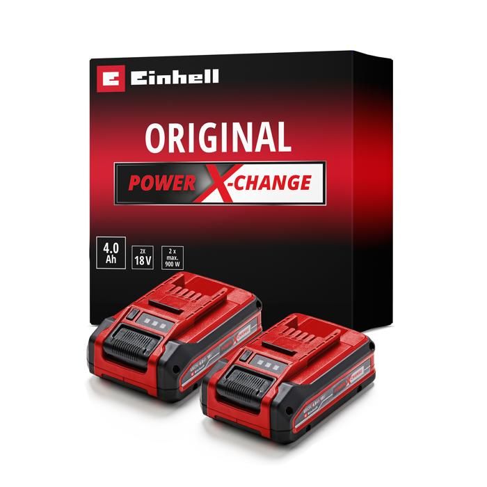 Batteries Power X Change PLUS 18 V 4 0 Ah Pack de 2 - vue 2