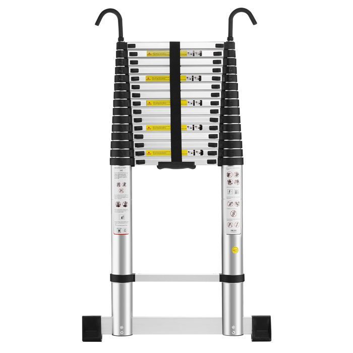 Échelle télescopique - STANEW - STANEW - 62 m - Charge 150 kg - Accoudoir amovible
