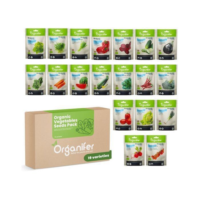 Meilleurs prix pour Graine - Semence - Organifer - Graines De Légumes - Biologique - 19 Variétés
