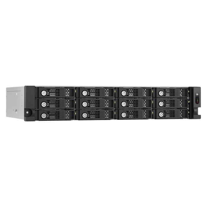 Boîtier de stockage - QNAP - 12-bay 2U - SATA - PCIe - 6 Gbit/s ...