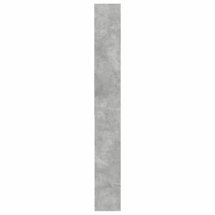 Meuble pour machine à laver - WIENS - Gris béton - 64x24x190 cm - Bois dingénierie - Style Scandinave Moderne