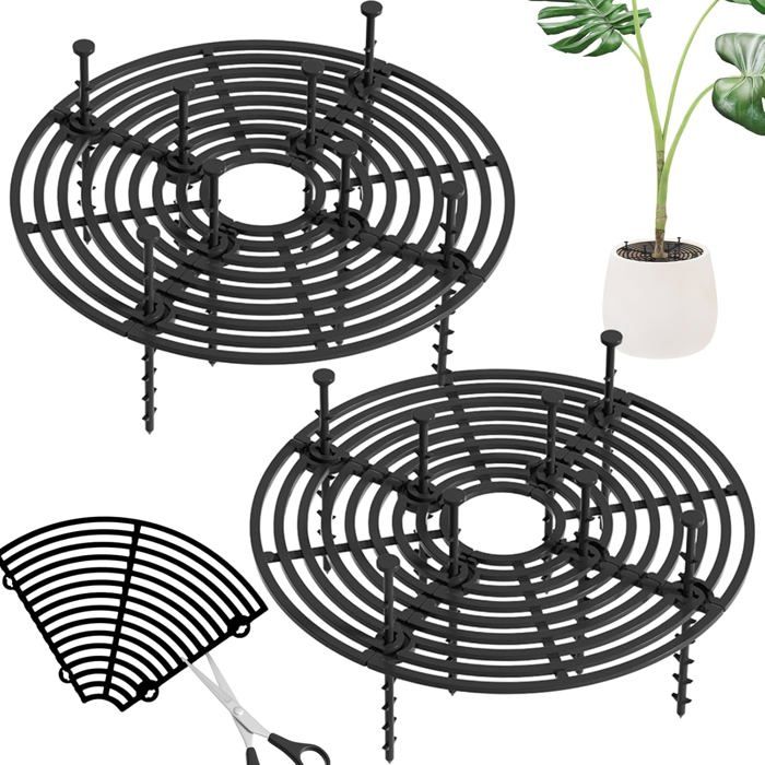 2 Pièces Grille Protection Plante - 30 cm - Cadre de Grille de Couverture SéCurité des Enfants et des Animaux Domestiques