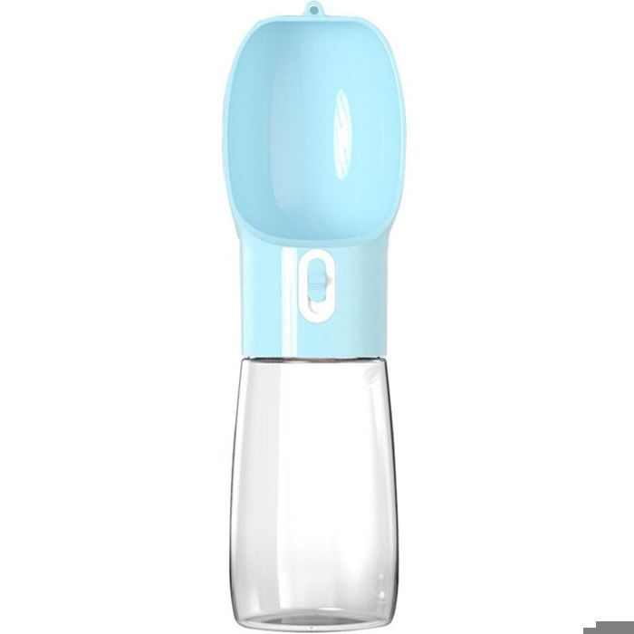 Bouteille deau portable pour chiens 400 ml en plastique portable pour hydrater les chiens ou autres animaux de compagnie ble