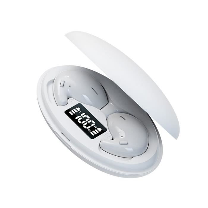 Écouteurs sans fil Bluetooth avec chargeur blanc - Cdiscount TV Son Photo