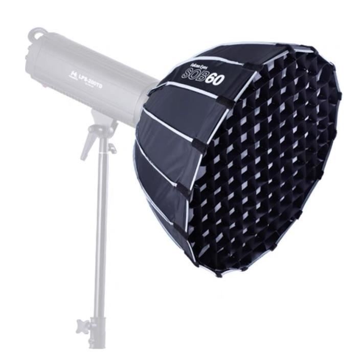 Softbox GVM Pliable Pour LED RVB 1000D - Éclairage Studio Photo/Vidéo - 30x24.9cm