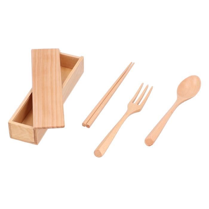 Set de 4 ustensiles de cuisine en bois fsc fackelmann eco friendly ref