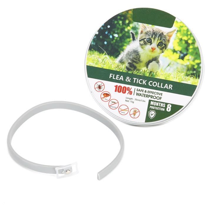 Meilleurs prix pour Akozon Collier pour animaux de compagnie Anti-moustiques anti-puces chiot chien chat collier anti-tiques huile essentielle