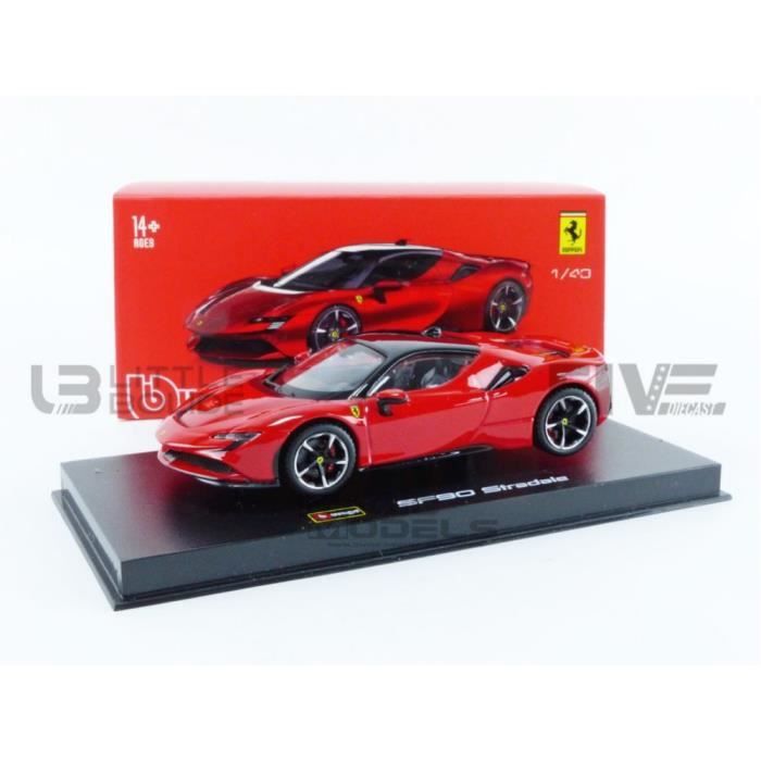 Voiture Miniature de Collection - BBURAGO 1/43 - FERRARI SF90 Stradale Signature Series - Red - 36911R