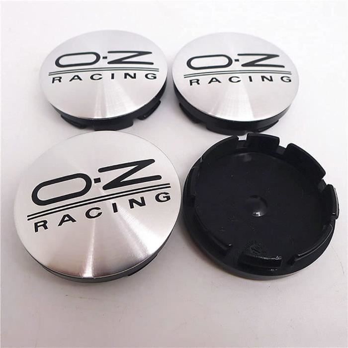 Cache Moyeux ABS Aluminium Pour Peugeot 205 GTI 65mm - Lot De 4 Enjoliveurs Centraux