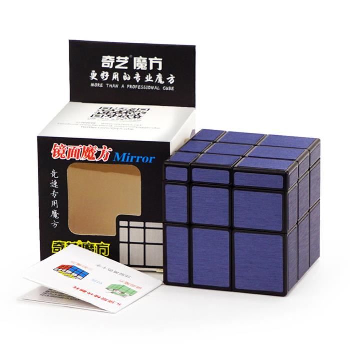 Cube Speed 3x3 Miroir Réfléchissant - Puzzle Métallique - Version Non Magnétique - 56mm