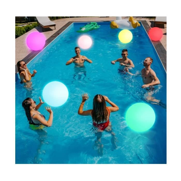 Lampe Flottante Piscine Boule Lumineuse Exterieure LED 15cm 16 — free download