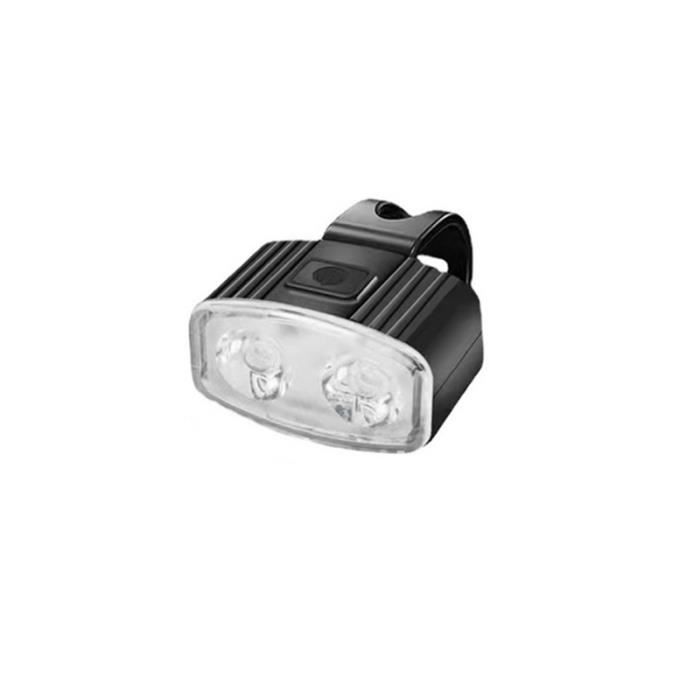OS - Modes d'éclairage multiples vélo lumière Led Rechargeable par USB vélo lumière Flash queue