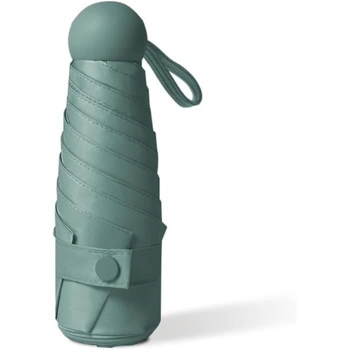 Parapluie De Poche Pliant ESPRIT Petito Turquoise - Mini Et Léger, 100% Polyester - Neuf Avec étiquettes