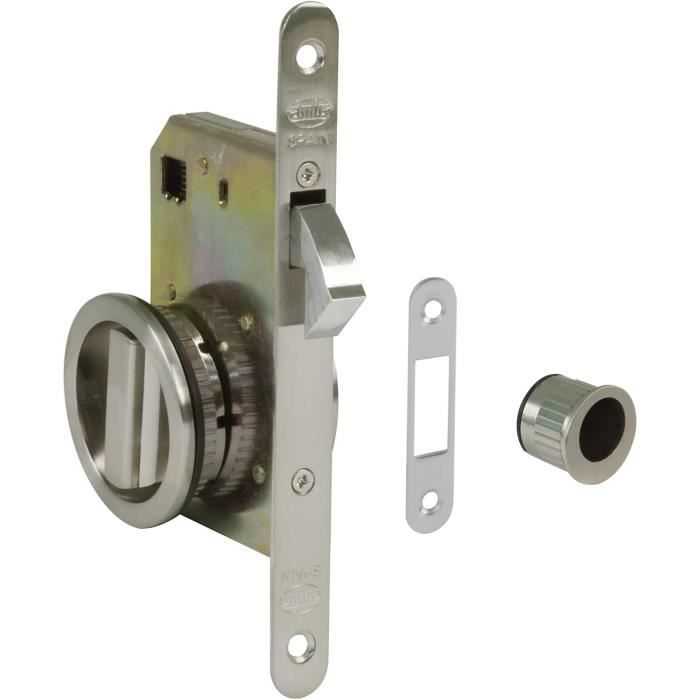 KOTARBAU® Serrure à Crochet Pour Porte Coulissante H-60 - Serrure à Mortaise Galvanisée Résistante à La Corrosion