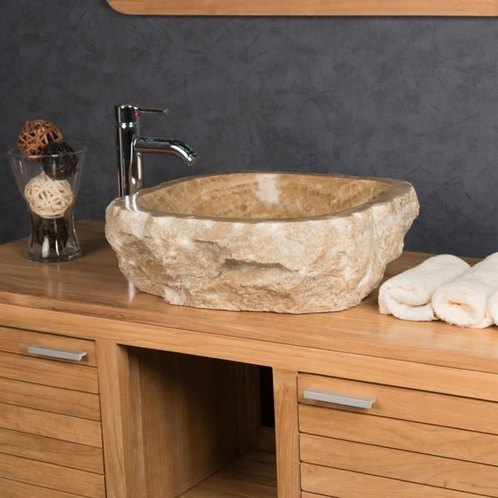 Vasque De Salle De Bain A Poser En Pierre Onyx Achat Vente