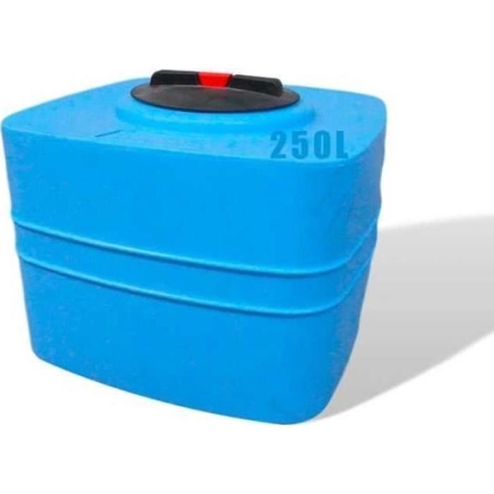 Réservoir PE - CB 300L - Bleu - Pour substances chimiques alimentaires et eaux de pluie