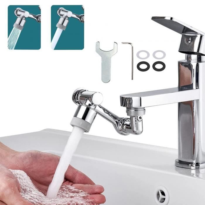 Lot De 2 Aérateurs De Robinet Pivotants – Orientation 1080° Pour Vos éviers