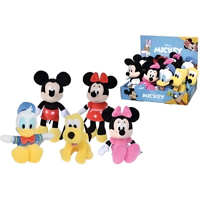Personnage en peluche Disney Mickey Mouse Refresh Core 20 cm Modèle  aléatoire Multicolore - Cdiscount Jeux - Jouets