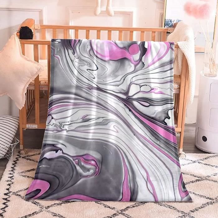 Couverture Doudou Spiderman Pour Enfants - 100x140 Cm En Polaire 100% Polyester - Licenciée Officielle - Ultra Douce Et Chaude - 8