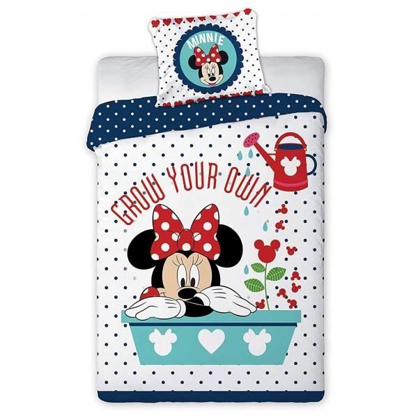 Minnie Disney Dots Parure De Lit Bebe Housse De Couette Coton Cdiscount Maison