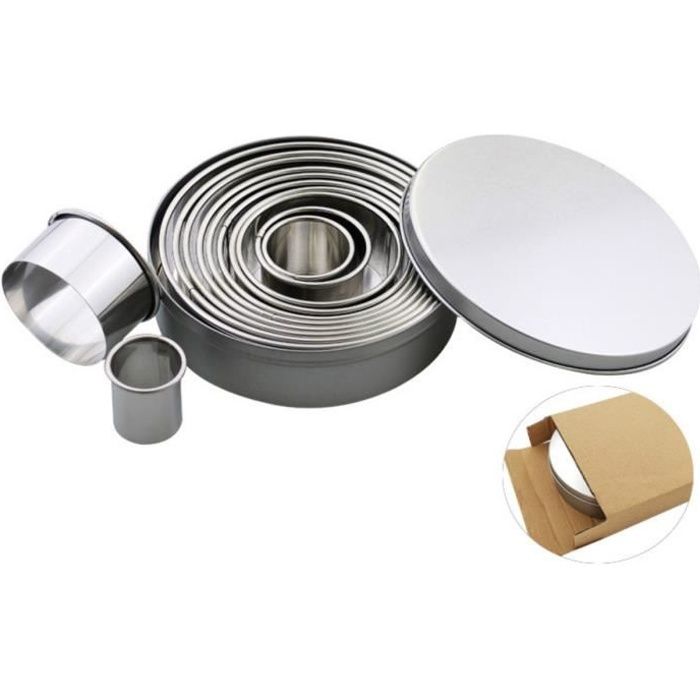 Selecto Bake Lot De 3 Emporte-Pièces Poules En Acier Inoxydable - Moules à Biscuits Et Gâteaux