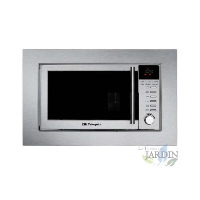 Micro-ondes encastrable - Orbegozo - Modèle 700 W - Capacité 20 L - Gril 900 W - Minuterie numérique - Orbegozo