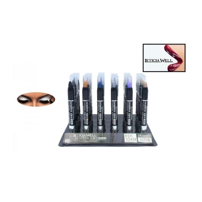 Coffret 6 Ombres à Paupières - Noir, Gris, Blanc, Argenté... Textures Variées, Neuf En Boîte, Marque Petugons