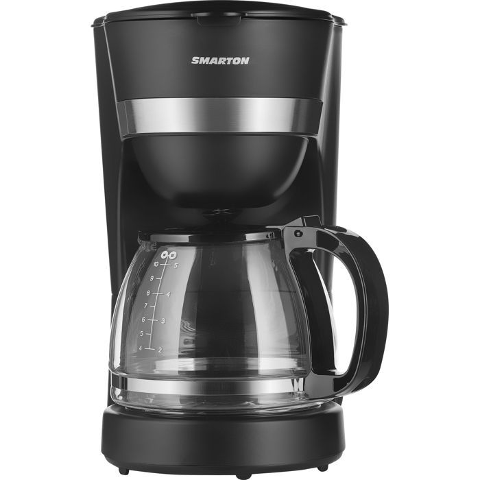 Smarton Home Electronics Cafetière filtre Smarton CE 300 - Prépare 10 tasses - Fonction anti-goutte - 600 W Noir - vue 2