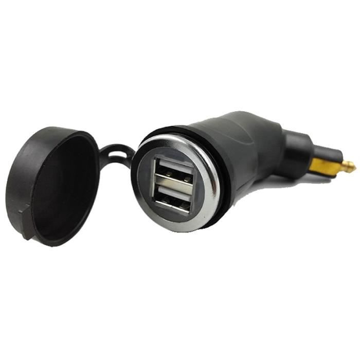 Adaptateur USB-C étanche Pour Allume-cigare Moto - Compatible Triumph, BMW, Ducati