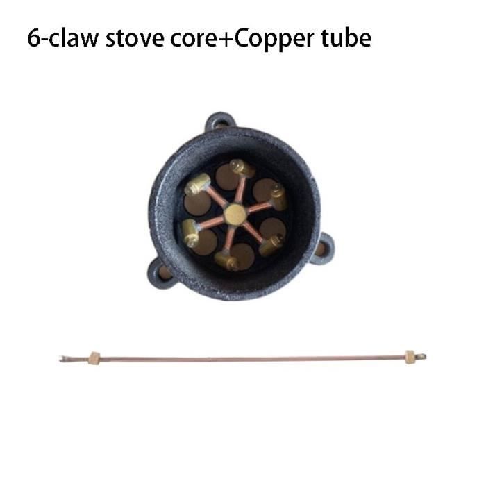 Réchaud Camping Gaz Double Brûleur 8000W - Portable En Fonte - Barbecue Et Cuisine Plein Air