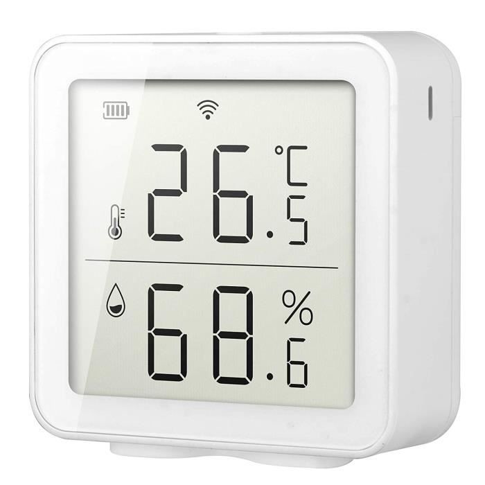 Thermomètre/Hygromètre Digital Horloge atmosphère ambiante ttemperatur humidité Appareil de mesure 