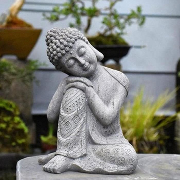 Statue Jardin ExterieurCréativité Garden Ornament Figurine Zen Jardin