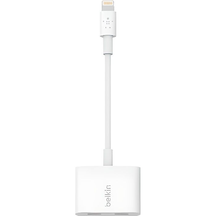 Belkin Câble de recharge audio pour iPhone - Blanc