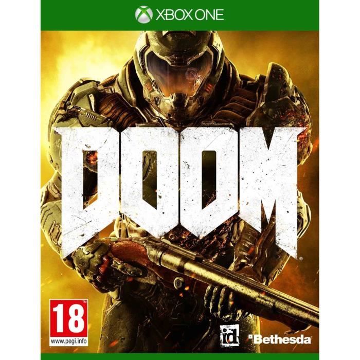 Bethesda Jeu Xbox One Doom - Id Software - Tir - Fps - Blu-Ray - Jeunes Adultes